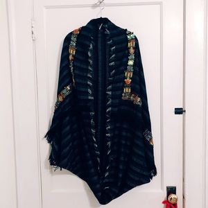 Free People Beaded Kimono